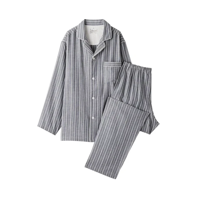 Side Seamless Double Gauze Pajamas
