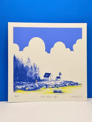 Curtis Island Lighthouse Art Print
