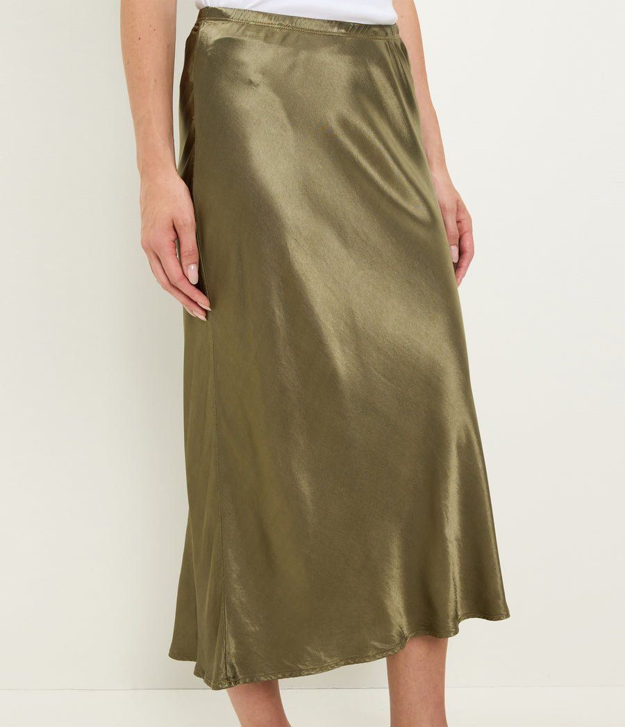 Leila Bias Midi Skirt