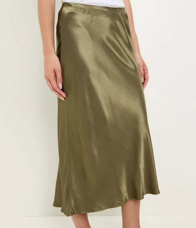 Leila Bias Midi Skirt